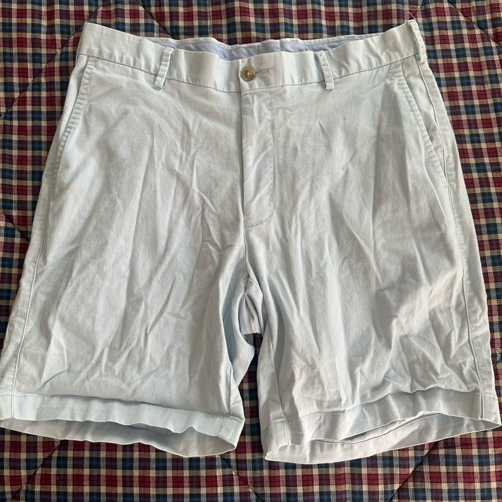Peter Millar Men's Light Blue Shorts